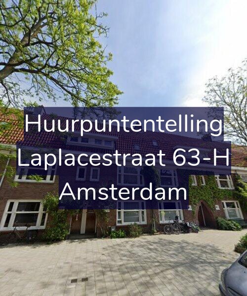 Foto gevel Huurpuntentelling voor Laplacestraat 63-H, Amsterdam