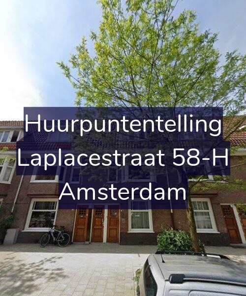 Foto gevel Huurpuntentelling voor Laplacestraat 58-H, Amsterdam