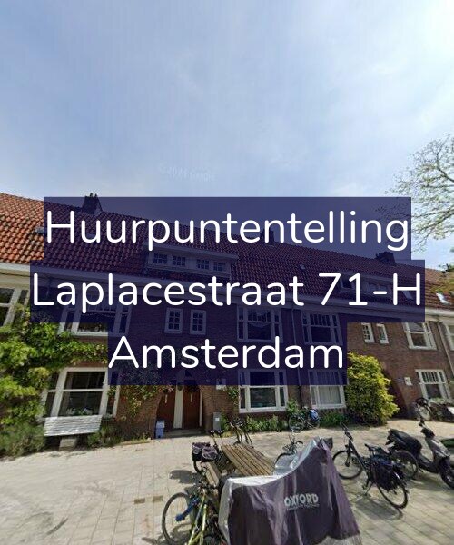Foto gevel Huurpuntentelling voor Laplacestraat 71-H, Amsterdam