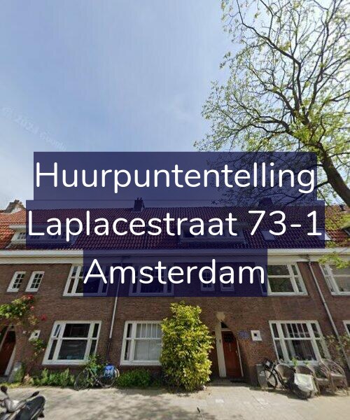 Foto gevel Huurpuntentelling voor Laplacestraat 73-1, Amsterdam