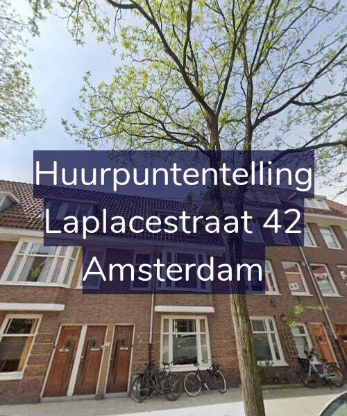 Foto gevel Huurpuntentelling voor Laplacestraat 42, Amsterdam