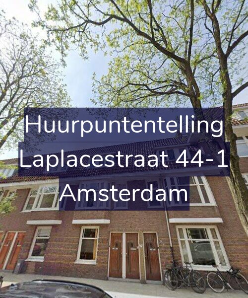 Foto gevel Huurpuntentelling voor Laplacestraat 44-1, Amsterdam