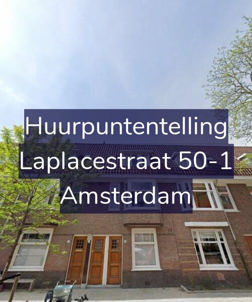 Foto gevel Huurpuntentelling voor Laplacestraat 50-1, Amsterdam