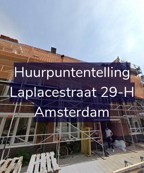 Foto gevel Huurpuntentelling voor Laplacestraat 29-H, Amsterdam