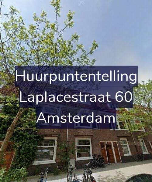 Foto gevel Huurpuntentelling voor Laplacestraat 60, Amsterdam