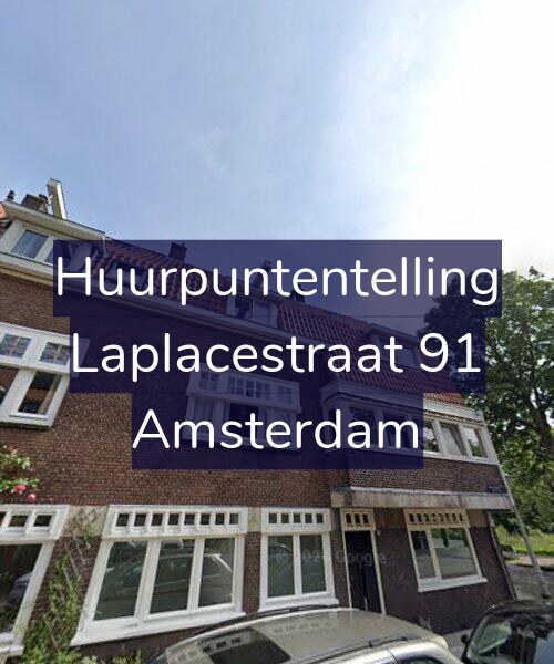 Foto gevel Huurpuntentelling voor Laplacestraat 91, Amsterdam
