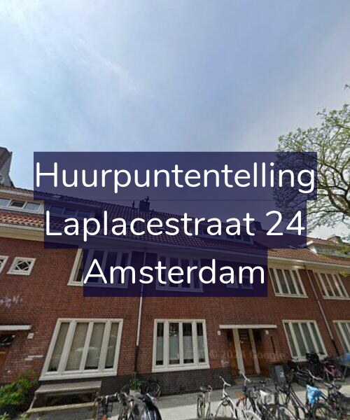 Foto gevel Huurpuntentelling voor Laplacestraat 24, Amsterdam