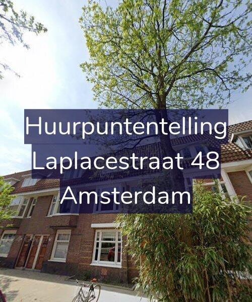 Foto gevel Huurpuntentelling voor Laplacestraat 48, Amsterdam