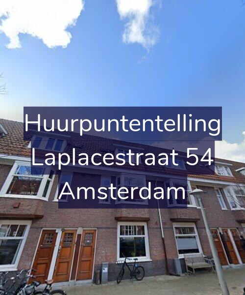 Foto gevel Huurpuntentelling voor Laplacestraat 54, Amsterdam