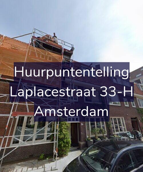 Foto gevel Huurpuntentelling voor Laplacestraat 33-H, Amsterdam