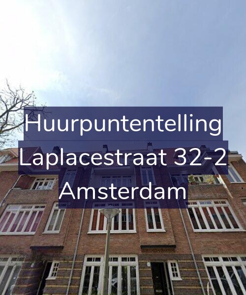 Foto gevel Huurpuntentelling voor Laplacestraat 32-2, Amsterdam