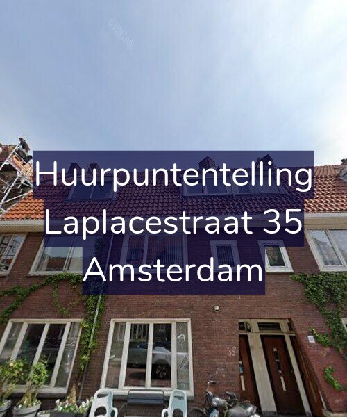 Foto gevel Huurpuntentelling voor Laplacestraat 35, Amsterdam