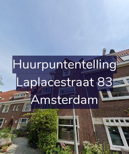 Foto gevel Huurpuntentelling voor Laplacestraat 83, Amsterdam