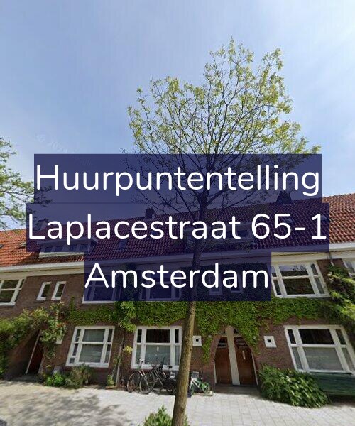 Foto gevel Huurpuntentelling voor Laplacestraat 65-1, Amsterdam