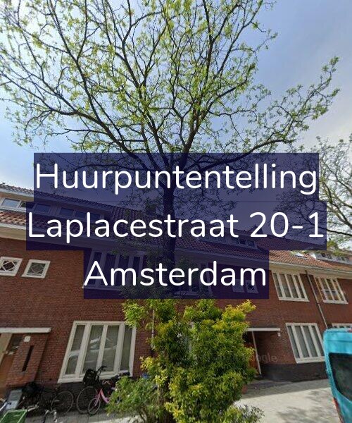Foto gevel Huurpuntentelling voor Laplacestraat 20-1, Amsterdam