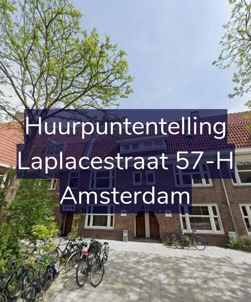 Foto gevel Huurpuntentelling voor Laplacestraat 57-H, Amsterdam