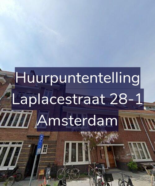 Foto gevel Huurpuntentelling voor Laplacestraat 28-1, Amsterdam