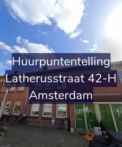 Foto gevel Huurpuntentelling voor Latherusstraat 42-H, Amsterdam
