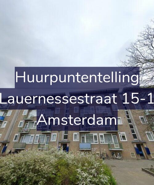 Foto gevel Huurpuntentelling voor Lauernessestraat 15-1, Amsterdam