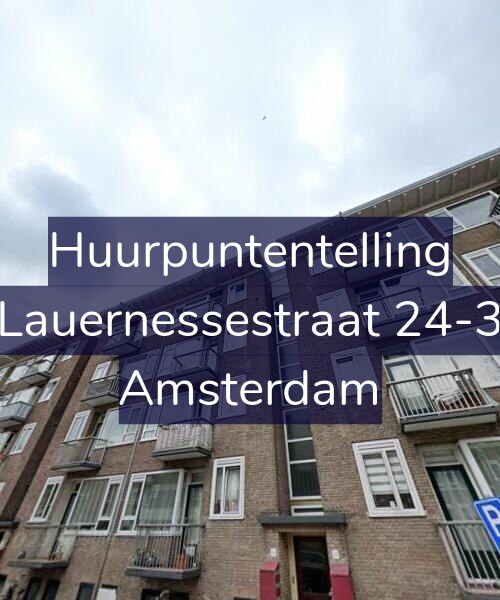 Foto gevel Huurpuntentelling voor Lauernessestraat 24-3, Amsterdam