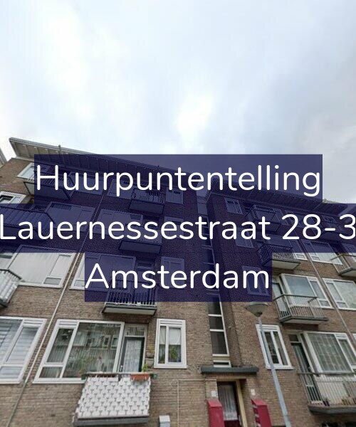 Foto gevel Huurpuntentelling voor Lauernessestraat 28-3, Amsterdam