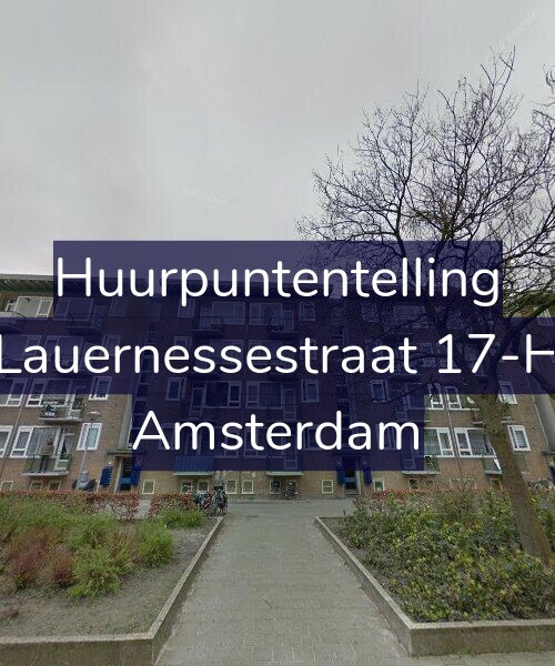 Foto gevel Huurpuntentelling voor Lauernessestraat 17-H, Amsterdam