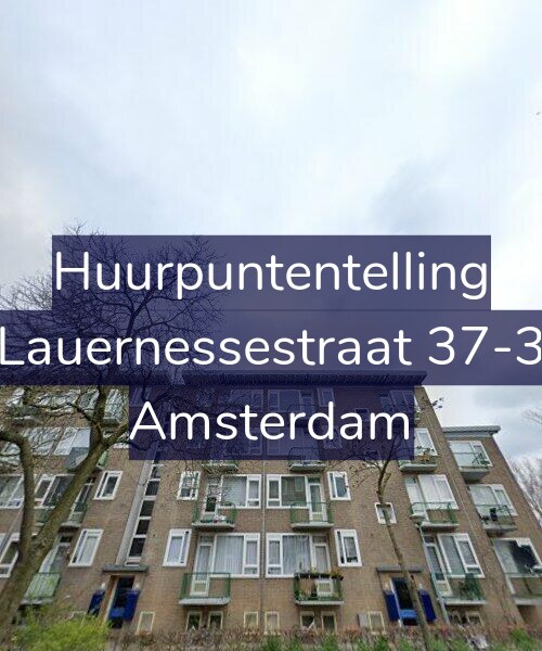 Foto gevel Huurpuntentelling voor Lauernessestraat 37-3, Amsterdam