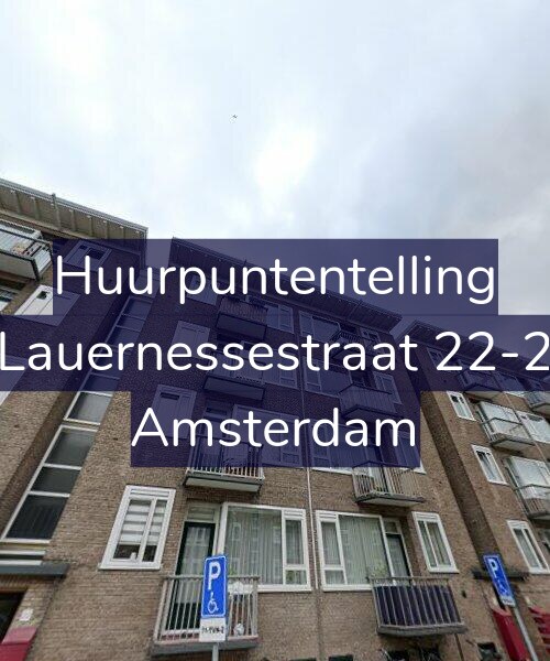 Foto gevel Huurpuntentelling voor Lauernessestraat 22-2, Amsterdam