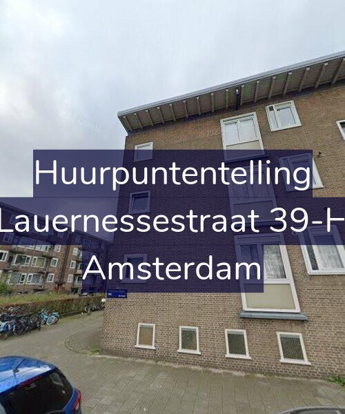 Foto gevel Huurpuntentelling voor Lauernessestraat 39-H, Amsterdam