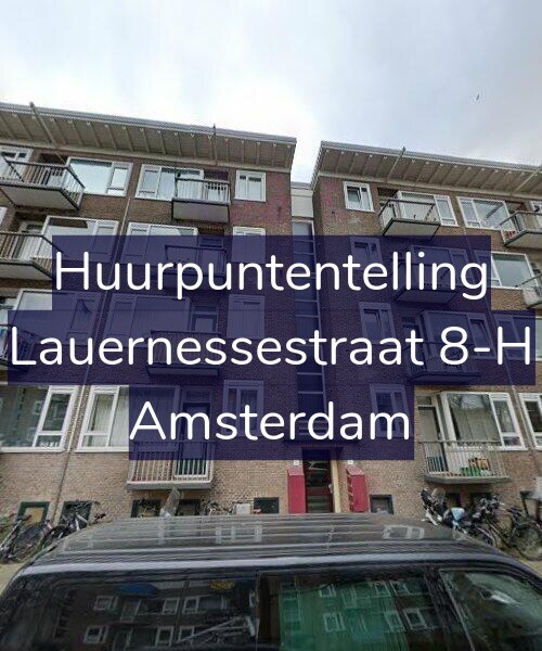 Foto gevel Huurpuntentelling voor Lauernessestraat 8-H, Amsterdam