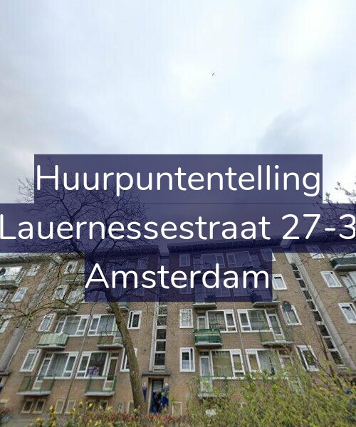 Foto gevel Huurpuntentelling voor Lauernessestraat 27-3, Amsterdam
