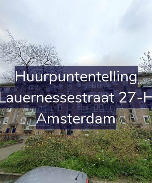 Foto gevel Huurpuntentelling voor Lauernessestraat 27-H, Amsterdam