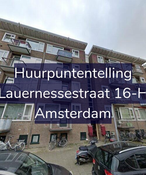Foto gevel Huurpuntentelling voor Lauernessestraat 16-H, Amsterdam