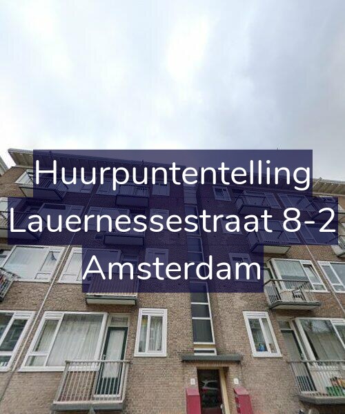 Foto gevel Huurpuntentelling voor Lauernessestraat 8-2, Amsterdam