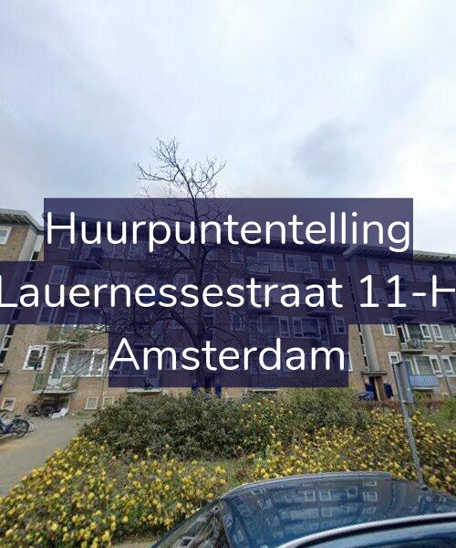 Foto gevel Huurpuntentelling voor Lauernessestraat 11-H, Amsterdam