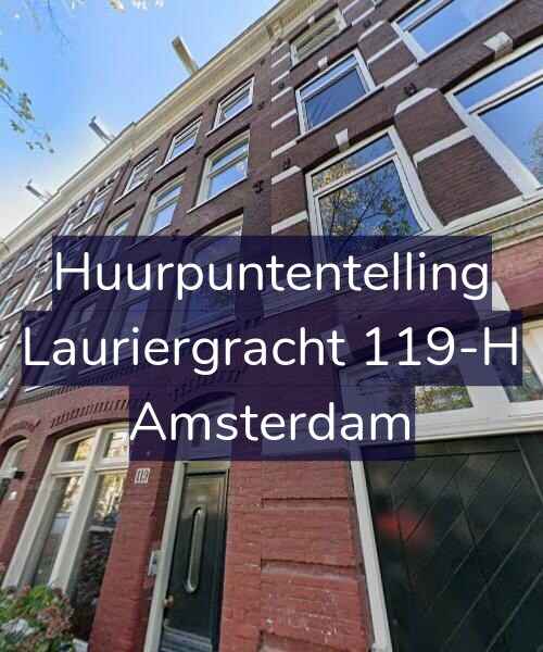 Foto gevel Huurpuntentelling voor Lauriergracht 119-H, Amsterdam