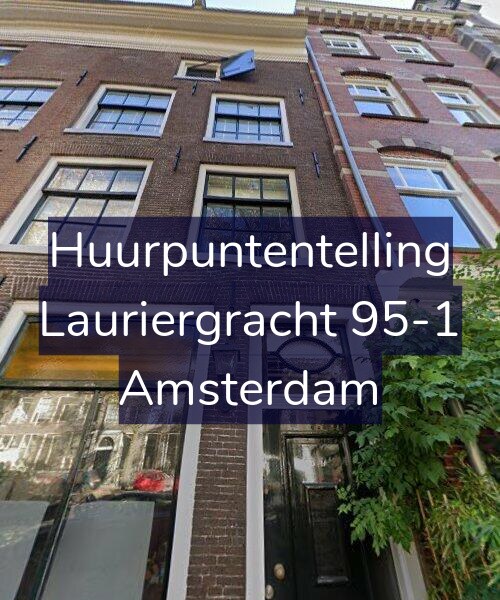 Foto gevel Huurpuntentelling voor Lauriergracht 95-1, Amsterdam