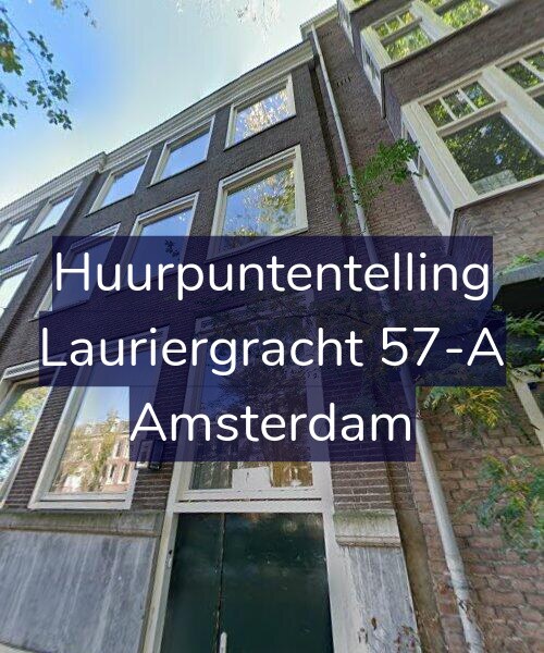 Foto gevel Huurpuntentelling voor Lauriergracht 57-A, Amsterdam