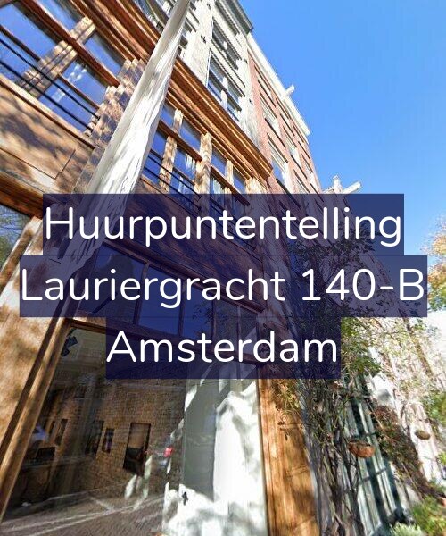 Foto gevel Huurpuntentelling voor Lauriergracht 140-B, Amsterdam