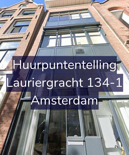 Foto gevel Huurpuntentelling voor Lauriergracht 134-1, Amsterdam
