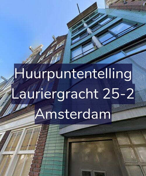 Foto gevel Huurpuntentelling voor Lauriergracht 25-2, Amsterdam