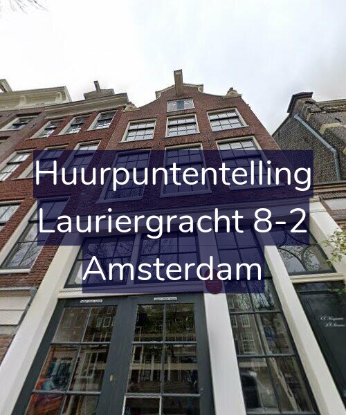 Foto gevel Huurpuntentelling voor Lauriergracht 8-2, Amsterdam