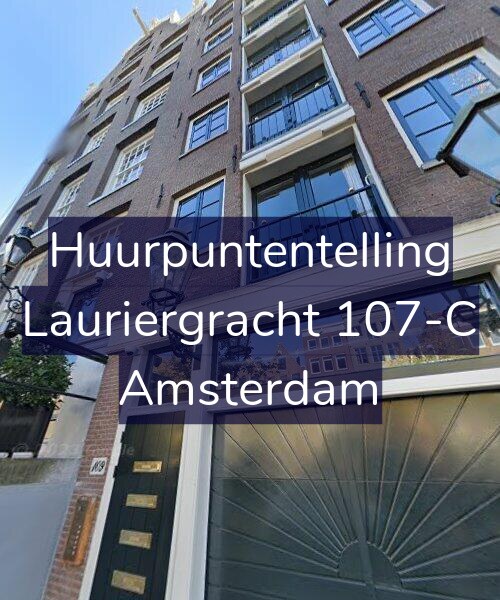 Foto gevel Huurpuntentelling voor Lauriergracht 107-C, Amsterdam