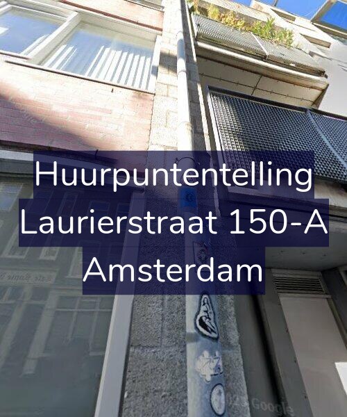 Foto gevel Huurpuntentelling voor Laurierstraat 150-A, Amsterdam