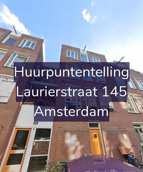 Foto gevel Huurpuntentelling voor Laurierstraat 145, Amsterdam
