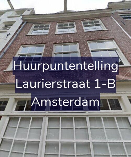 Foto gevel Huurpuntentelling voor Laurierstraat 1-B, Amsterdam