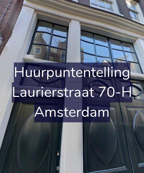 Foto gevel Huurpuntentelling voor Laurierstraat 70-H, Amsterdam