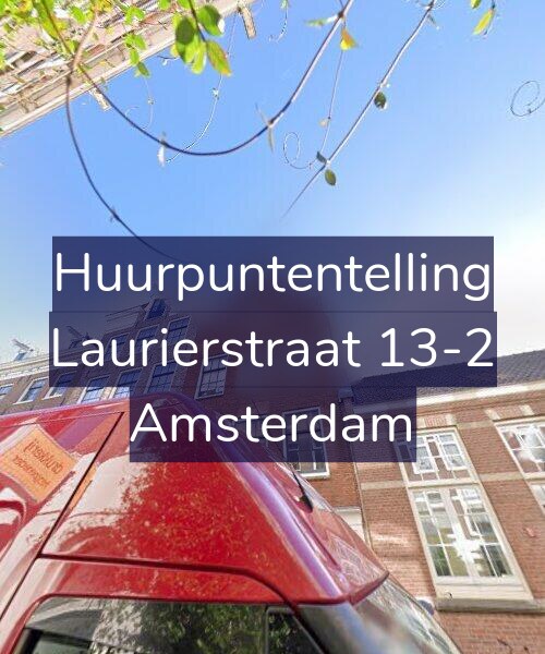 Foto gevel Huurpuntentelling voor Laurierstraat 13-2, Amsterdam