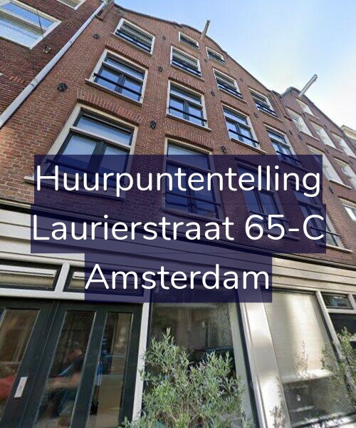 Foto gevel Huurpuntentelling voor Laurierstraat 65-C, Amsterdam