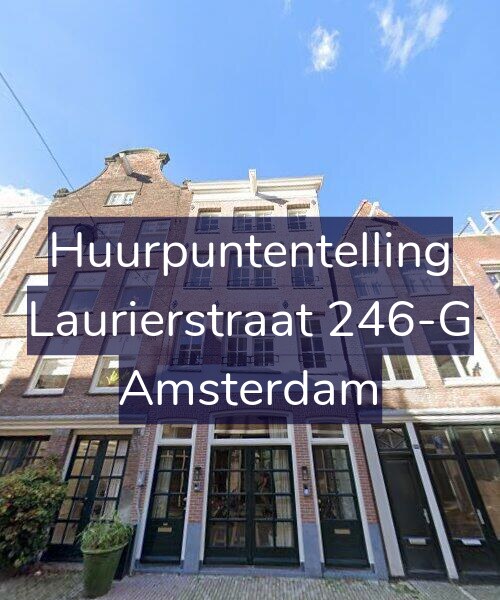 Foto gevel Huurpuntentelling voor Laurierstraat 246-G, Amsterdam